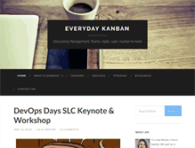 Tablet Screenshot of everydaykanban.com